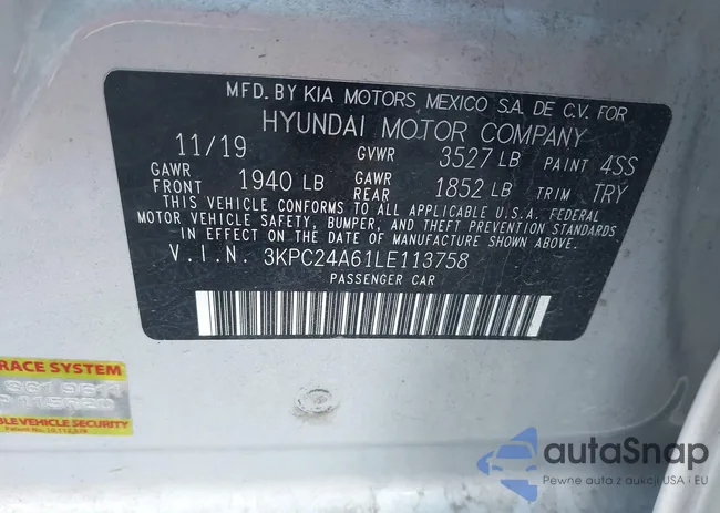 3KPC24A61LE113758: 43397120