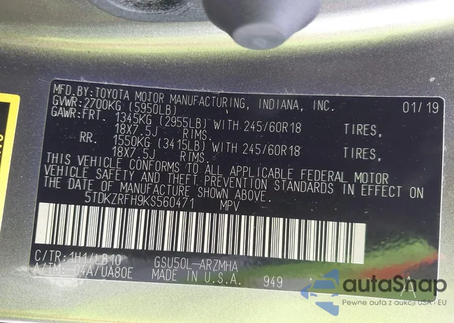 5TDKZRFH9KS560471: 43397121