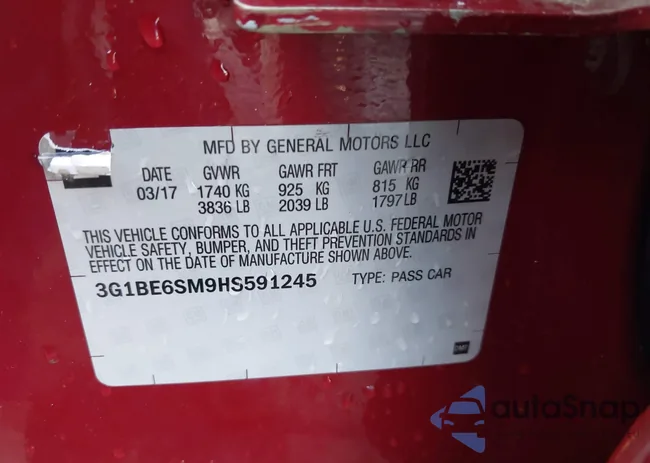 3G1BE6SM9HS591245: 43397131