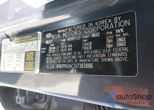 KNDPN3AC3J7383886: 43396472