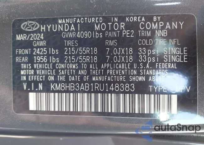 KM8HB3AB1RU148383: 43396541