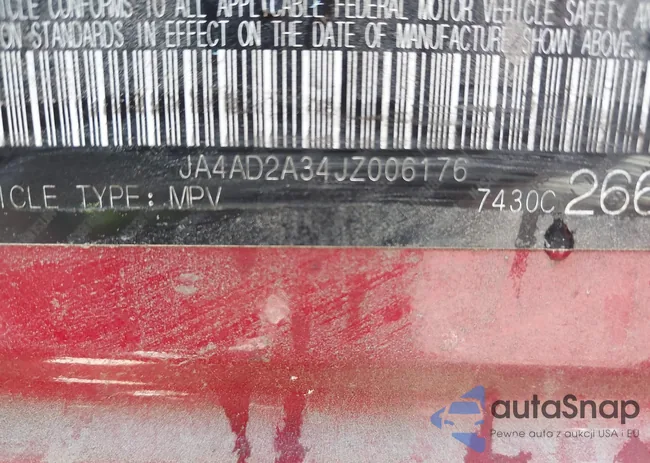 JA4AD2A34JZ006176: 43397681