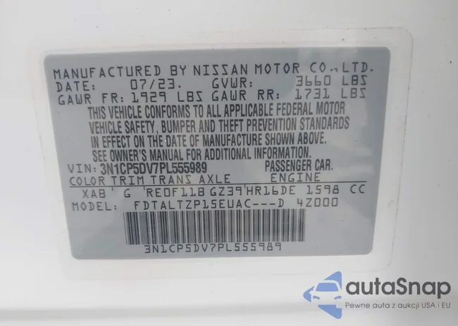 3N1CP5DV7PL555989: 43397768