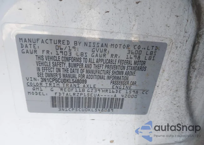 3N1CP5CU0KL548089: 43398050