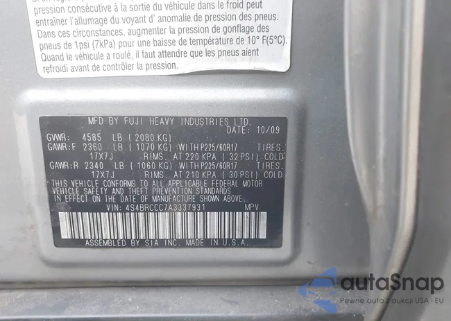 4S4BRCCC7A3337931: 43398105