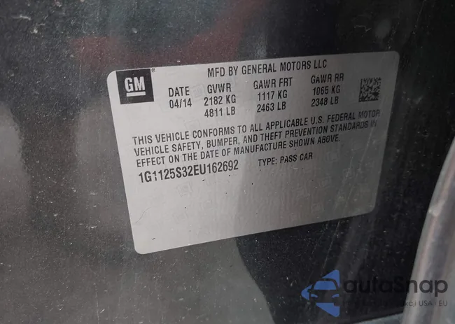 1G1125S32EU162692: 43398122