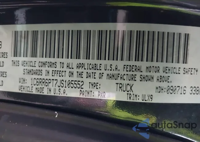 1C6RR6PT7JS105552: 43398227