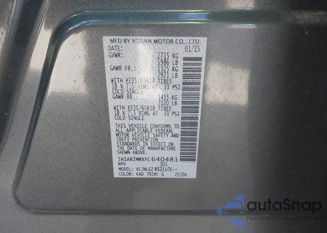 5N1AR2MMXFC640481: 43397268