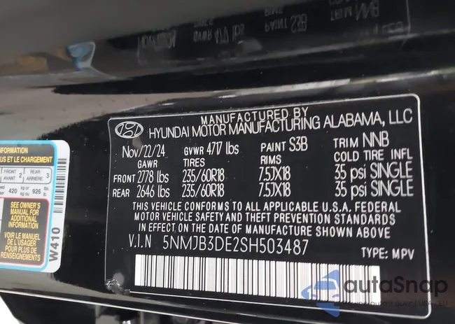 5NMJB3DE2SH503487: 43397453