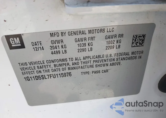 1G11D5SL7FU115976: 43397553