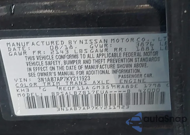 3N1AB7AP7KY211923: 43398966