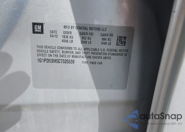 1G1PD5SH5C7325539: 43399155