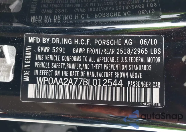 WP0AA2A77BL012544: 43398276