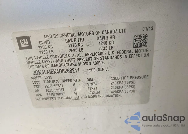 2GKALMEK4D6268211: 43398472