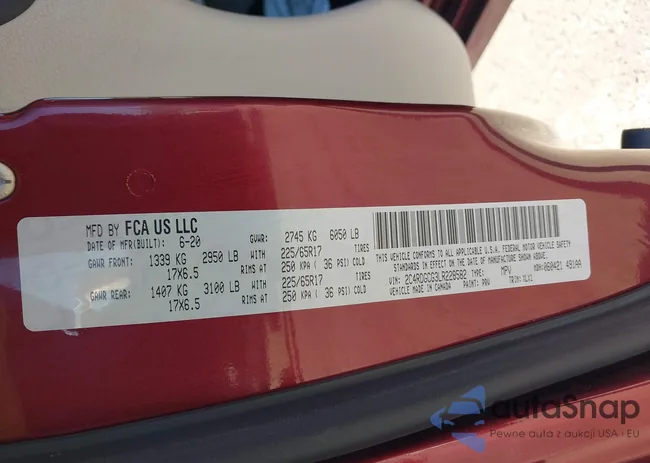 2C4RDGCG3LR228582: 43398475