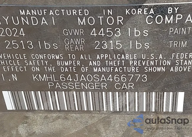 KMHL64JA0SA466773: 43399692