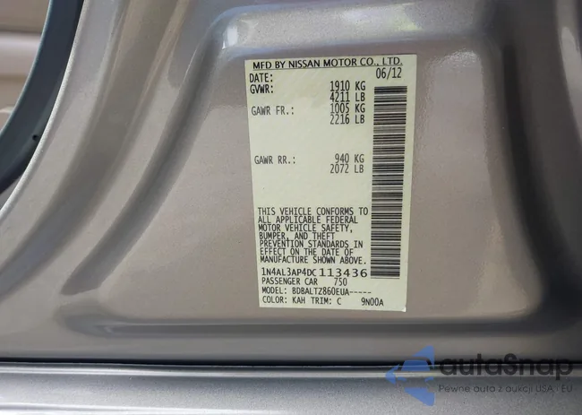 1N4AL3AP4DC113436: 43399724