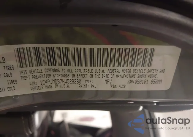 1C4PJMDB7HW529260: 43399773