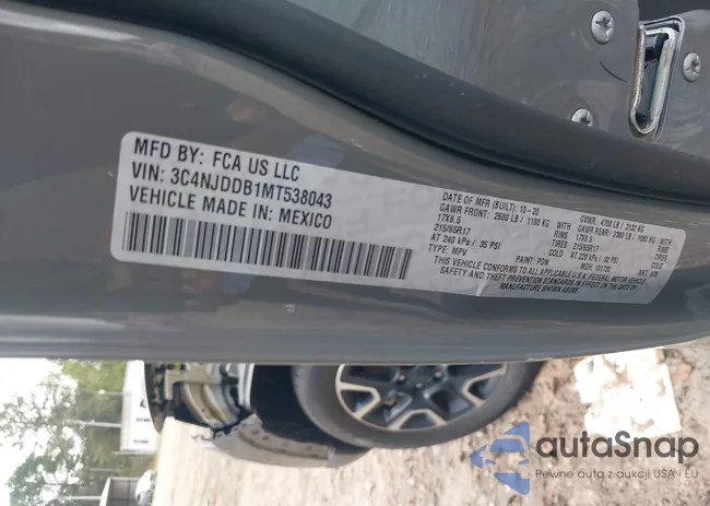 3C4NJDDB1MT538043: 43399803