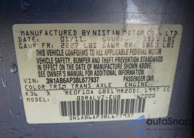 3N1AB6AP3BL677937: 43399869