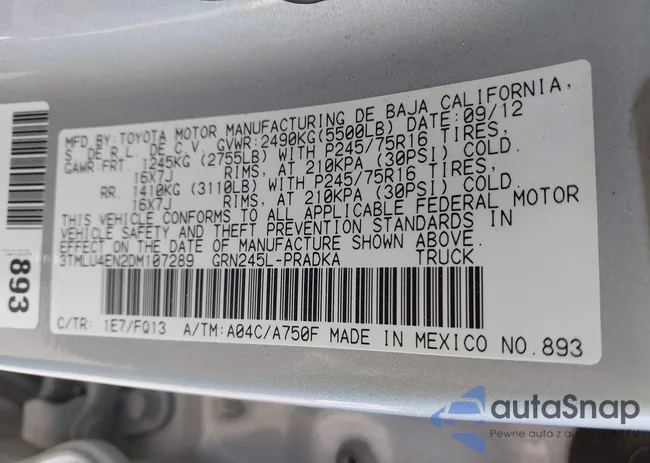 3TMLU4EN2DM107289: 43400056
