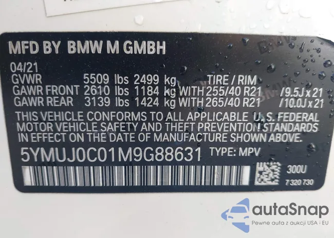 5YMUJ0C01M9G88631: 43399248