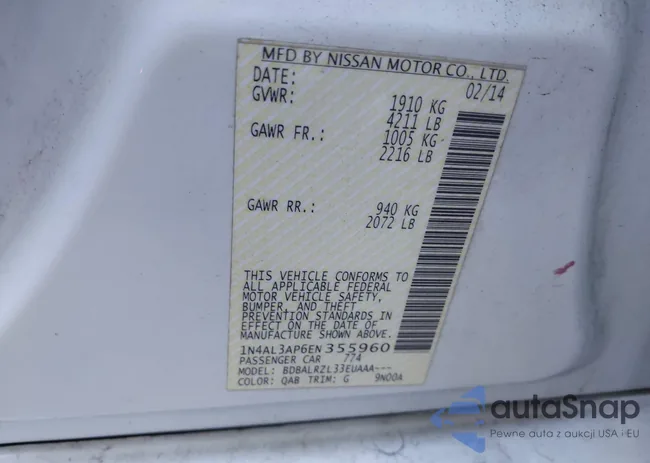 1N4AL3AP6EN355960: 43399268