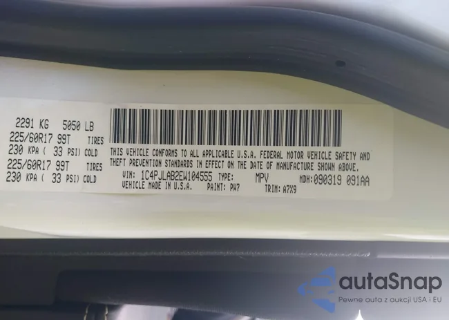 1C4PJLAB2EW104555: 43399395