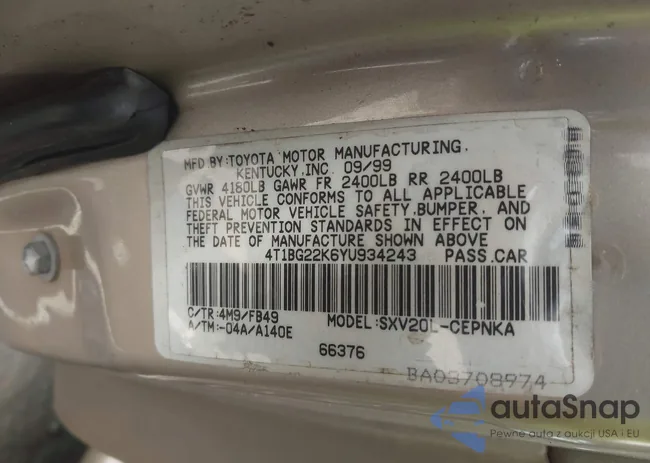 4T1BG22K6YU934243: 43399612