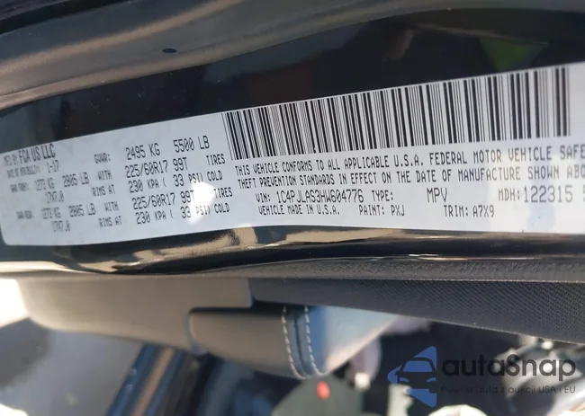 1C4PJLAS3HW604776: 43400793