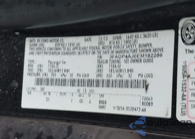 3FADP4AJ0EM182286: 43400953