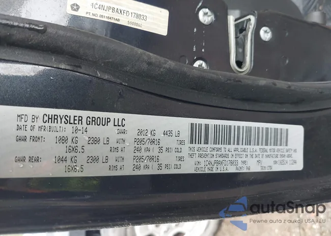 1C4NJPBAXFD178033: 43400985