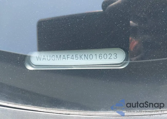 WAUGMAF45KN016023: 43401169
