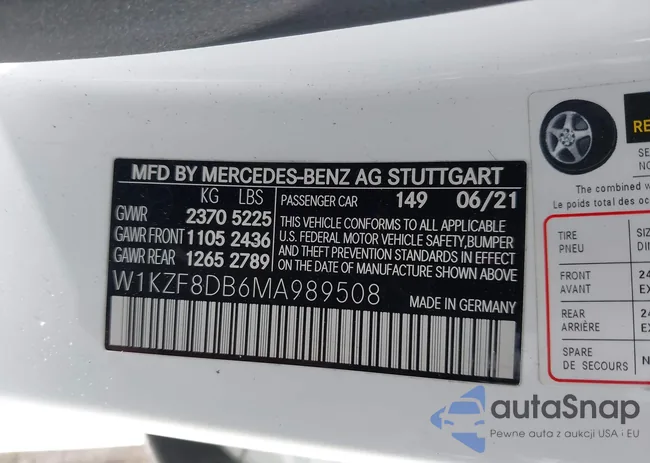 W1KZF8DB6MA989508: 43401689