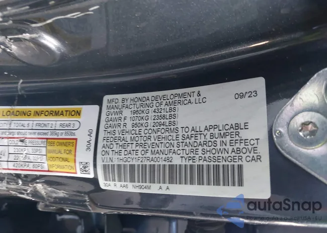 1HGCY1F27RA001482: 43401956