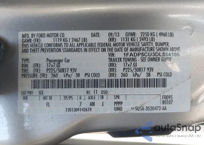 1FADP5CU3DL554166: 43402110