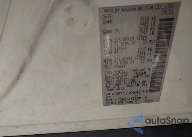 5N1AT2MT2FC864255: 43401252