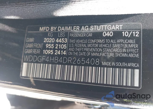 WDDGF4HB4DR265408: 43401556