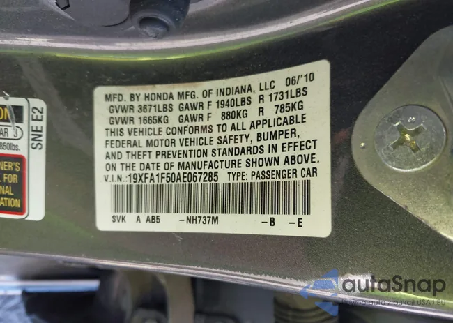 19XFA1F50AE067285: 43402689