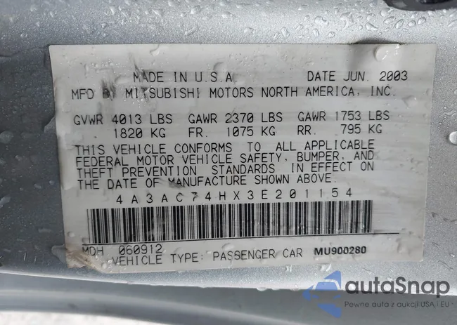 4A3AC74HX3E201154: 43402715