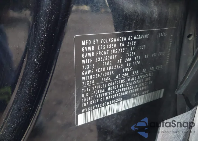 WVGBV7AX6GW505249: 43402800