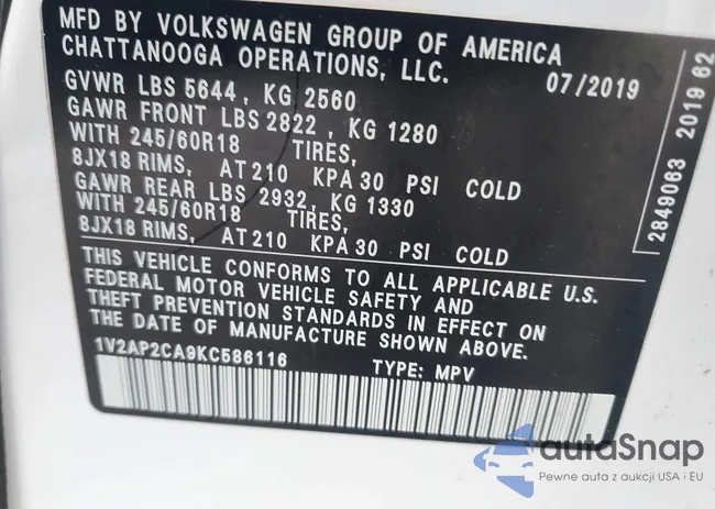 1V2AP2CA9KC586116: 43402802