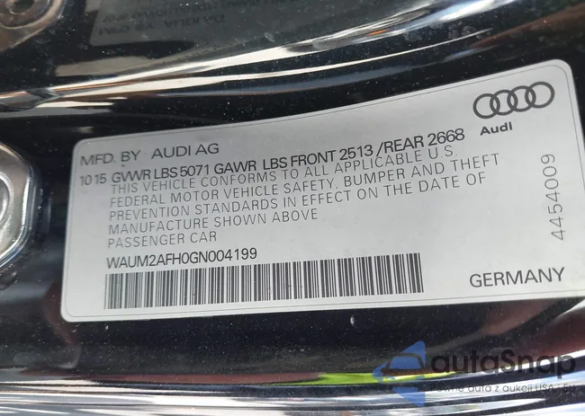 WAUM2AFH0GN004199: 43402832