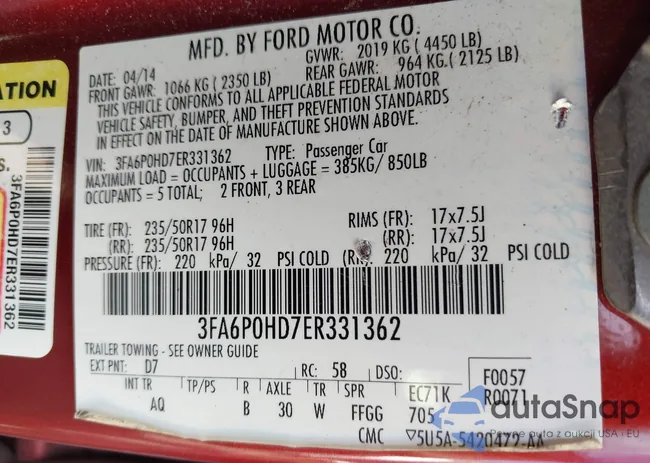 3FA6P0HD7ER331362: 43402833