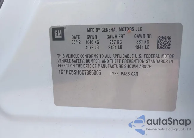 1G1PC5SH6C7386305: 43402848