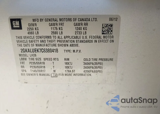 2GKALUEK7C6380418: 43402369