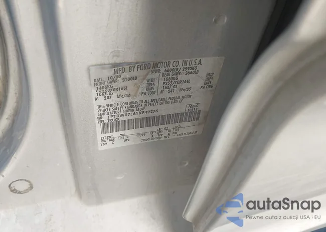 1FTRW07L61KF49276: 43402421