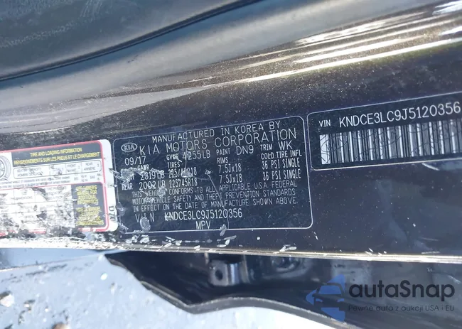 KNDCE3LC9J5120356: 43403733