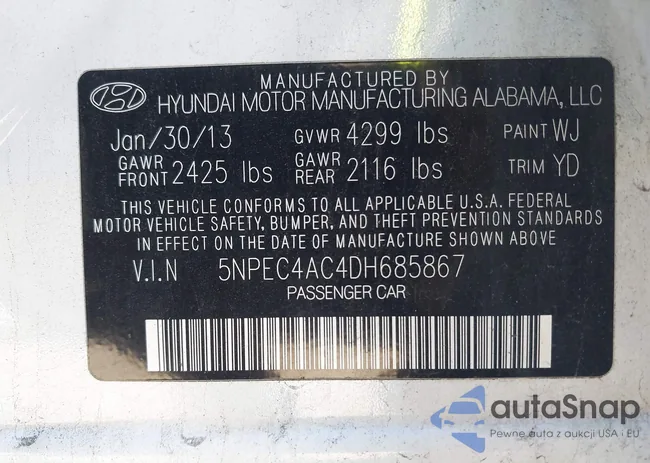 5NPEC4AC4DH685867: 43403812