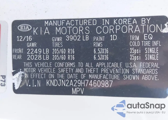 KNDJN2A29H7460987: 43403900